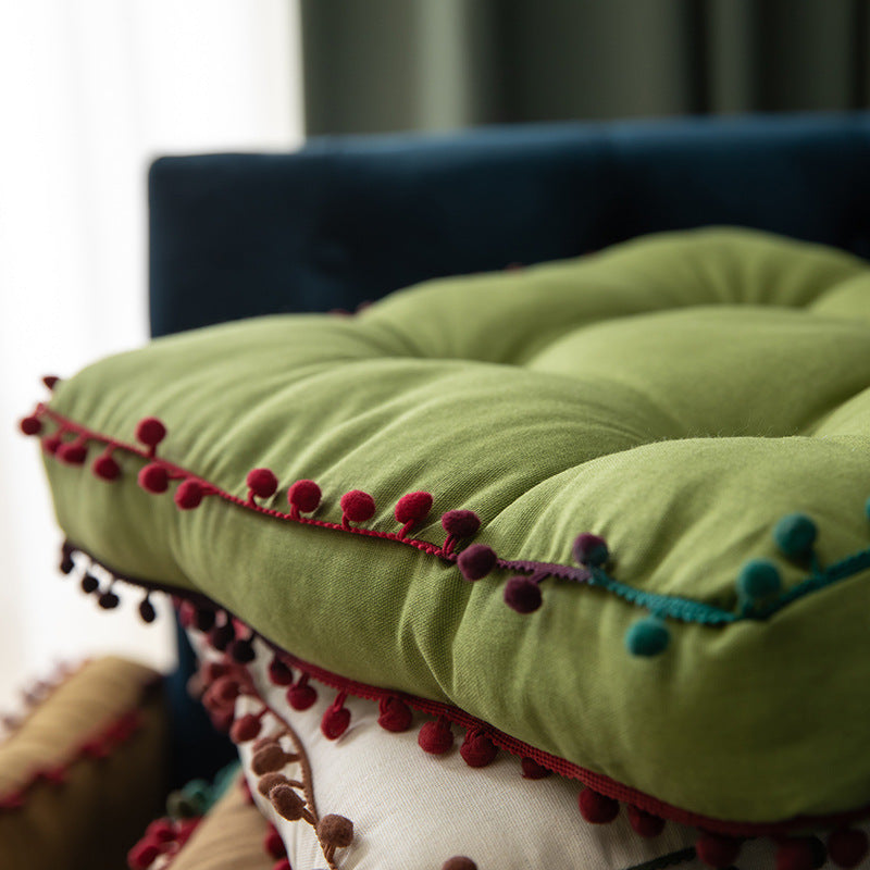 Cuscino con Pompon Nordico