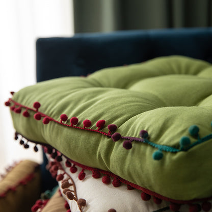 Cuscino con Pompon Nordico