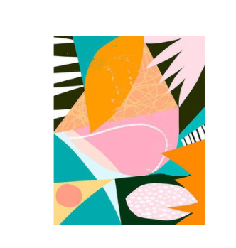 Quadro da colorare piante