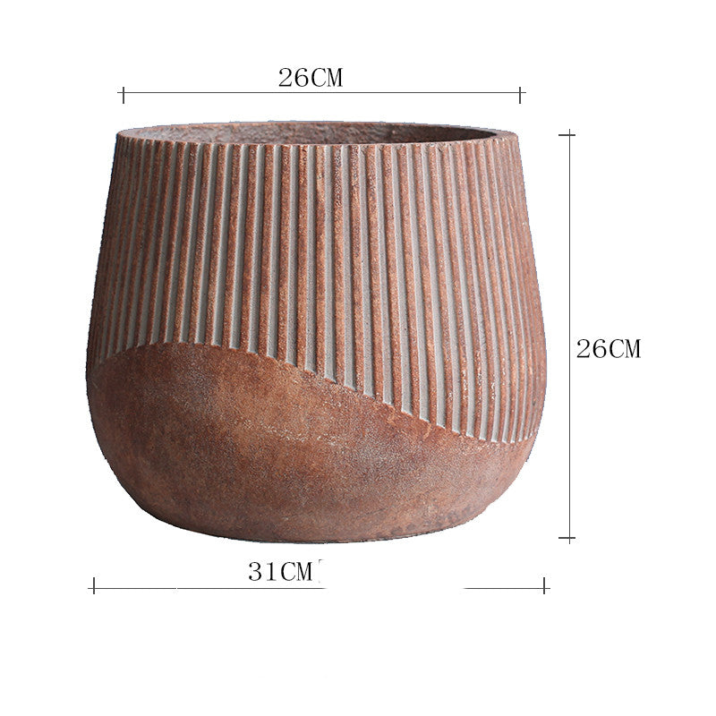 Vaso in cemento per piante