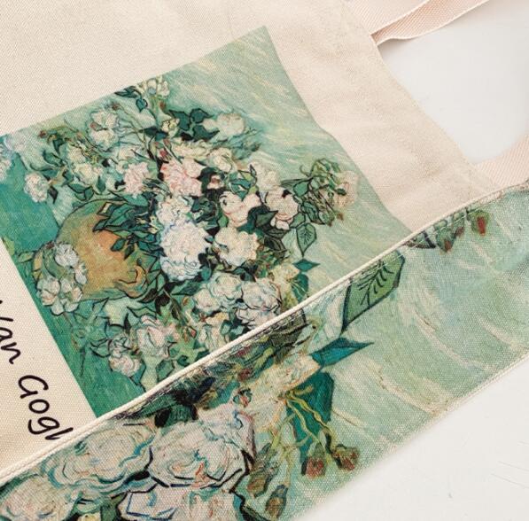 Borsa tela stampa artistica