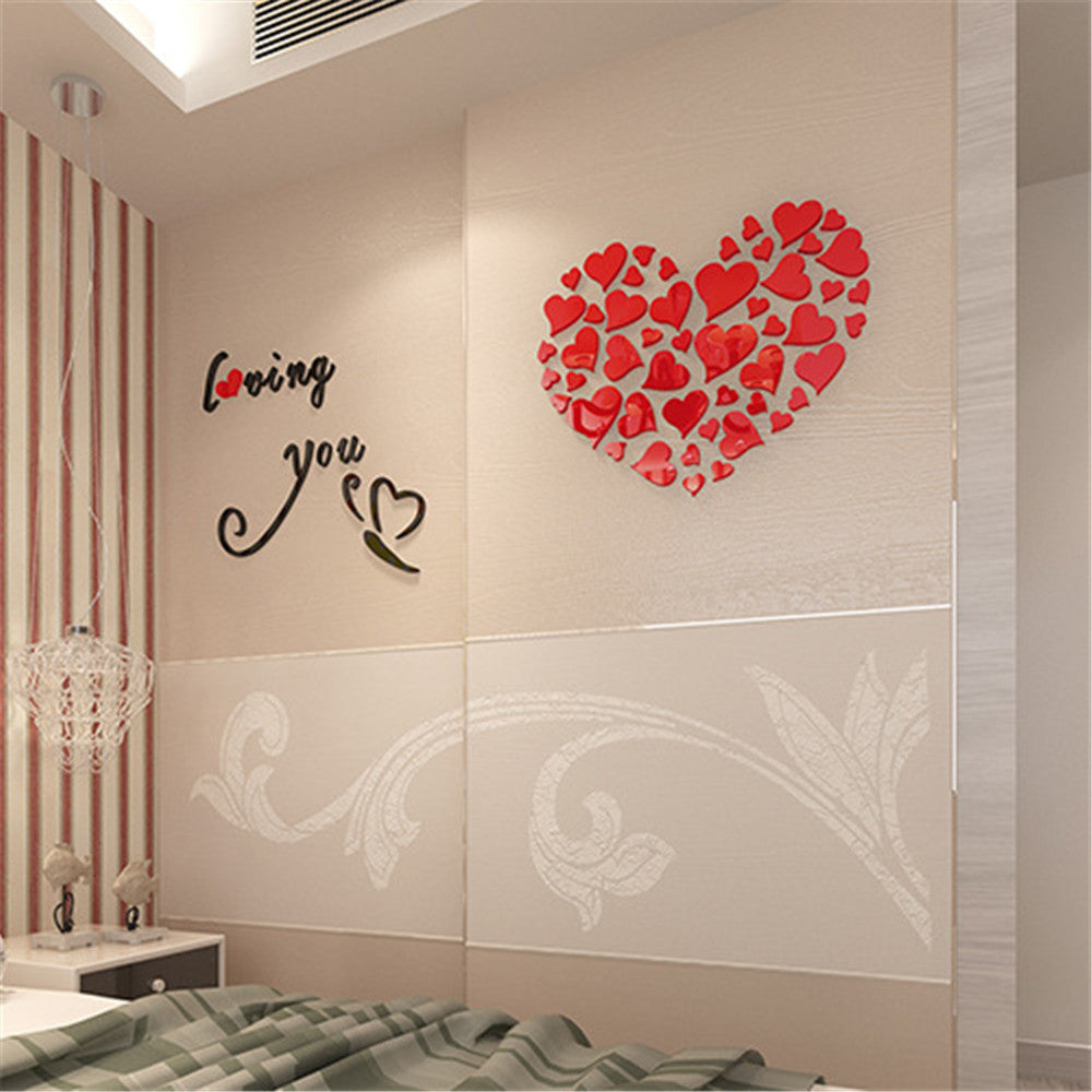Adesivo 3D cuore