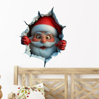 Adesivo Babbo Natale 3D