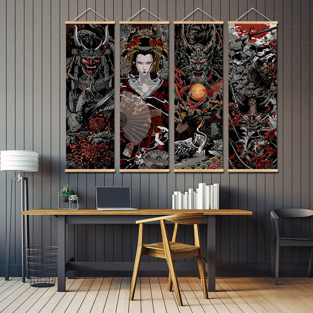 Set quadri ukiyo-e