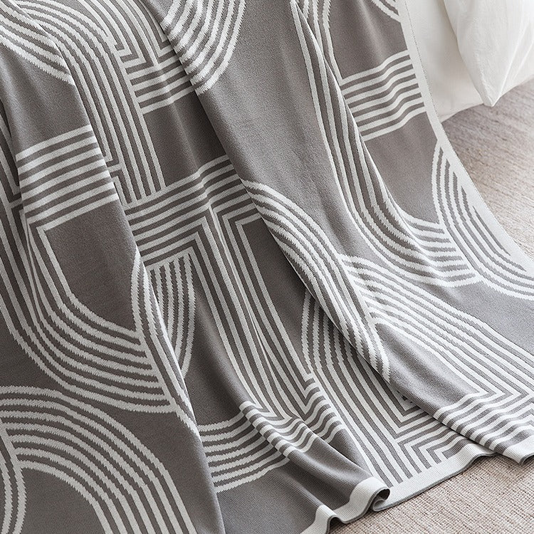 Coperta nordica a maglia