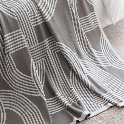 Coperta nordica a maglia