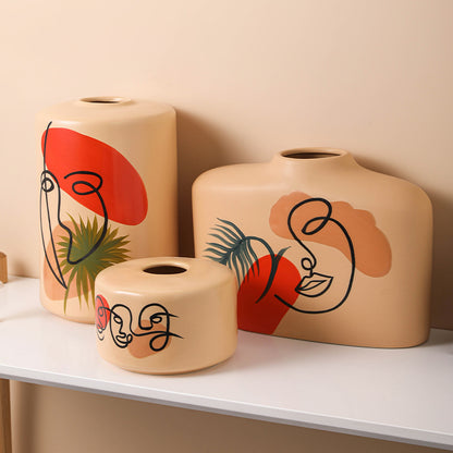 Vaso ceramica dipinto