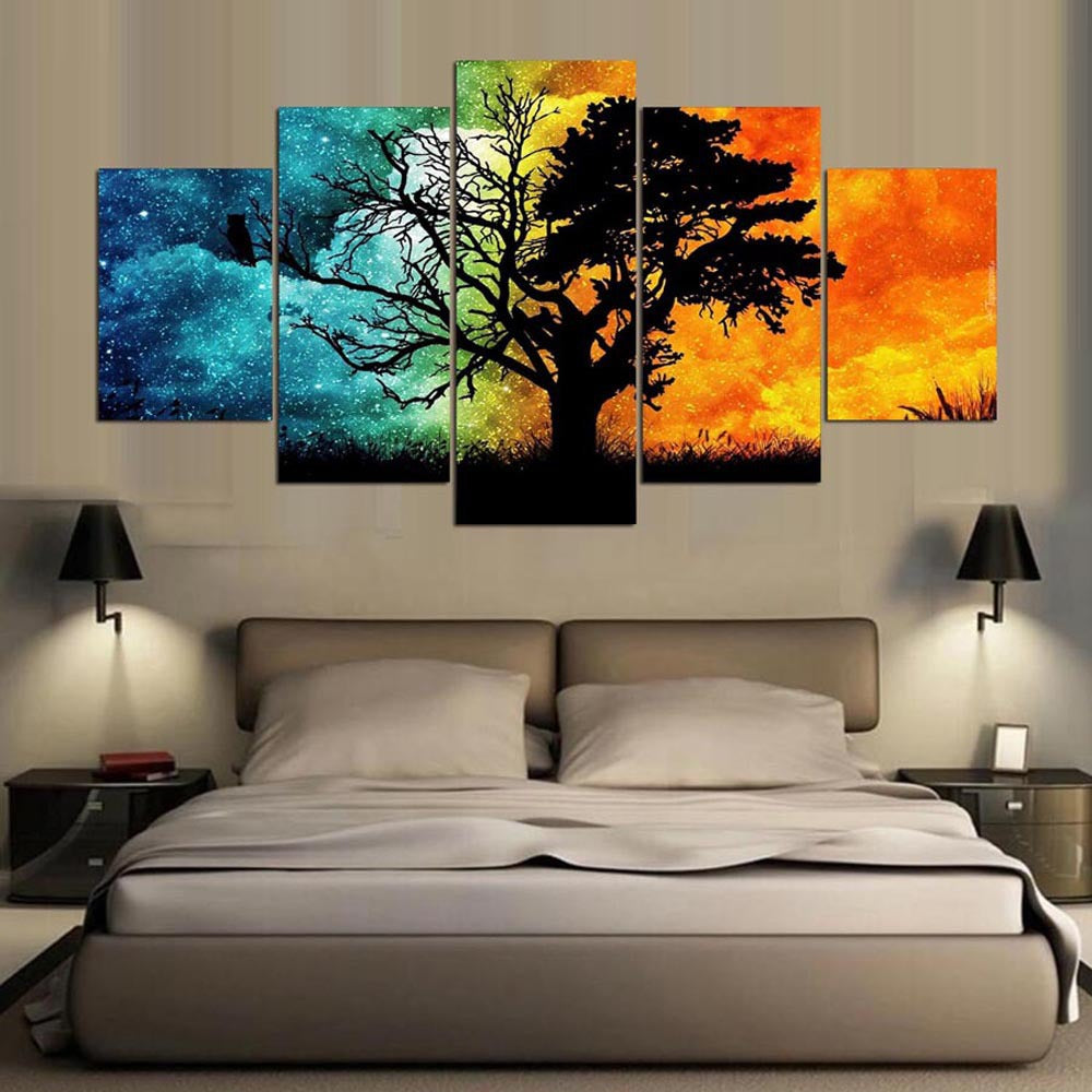 Quadro albero astratto