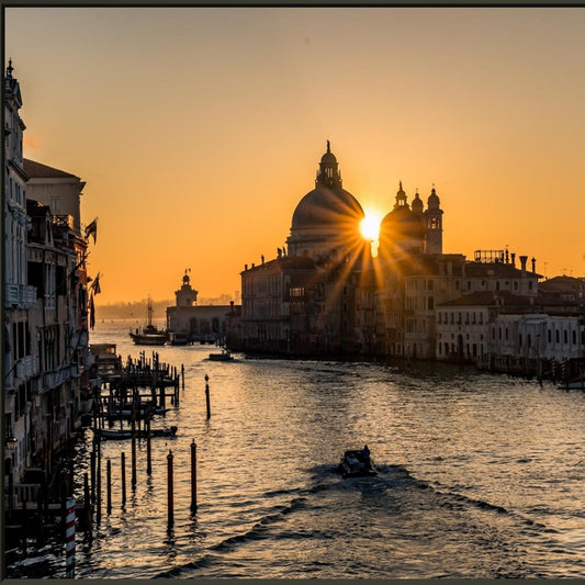 Quadro su tela Venezia tramonto