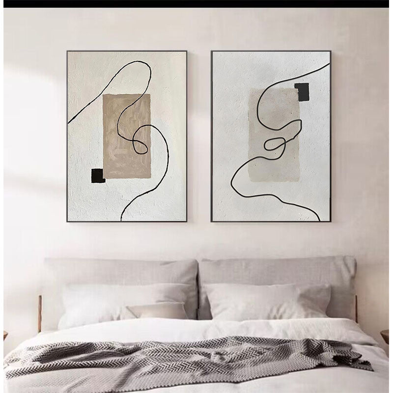 Quadro minimalista bianco e nero