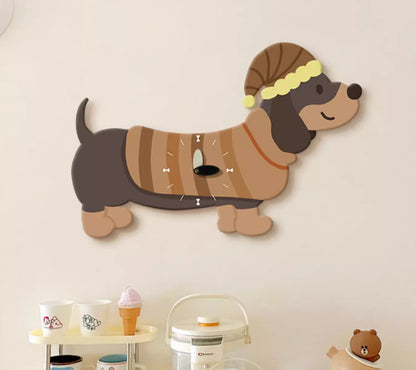 Orologio da parete cane bassotto