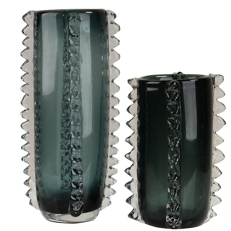 Vaso Spirale Grigio-Verde