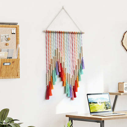 Arazzo Multicolore con Nappe