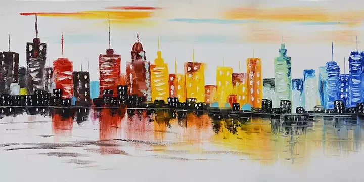 Quadro città moderna