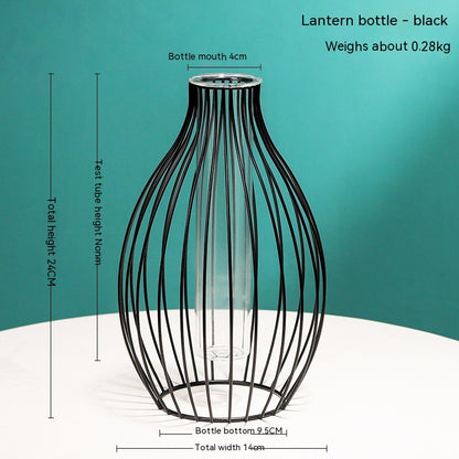 Vaso in vetro geometrico