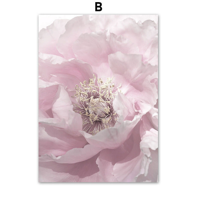Quadro peonie e rose