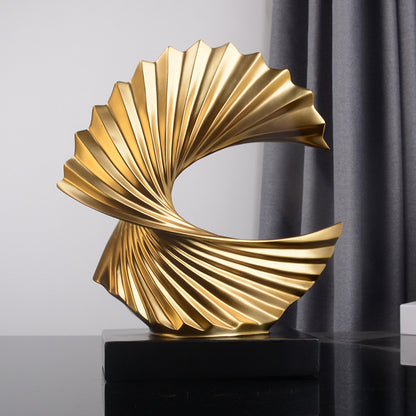 Decorazione astratta dorata