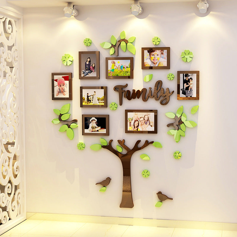Adesivo murale albero genealogico 3D