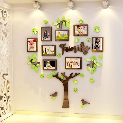 Adesivo murale albero genealogico 3D