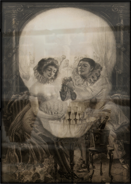 Poster Teschio Retrò