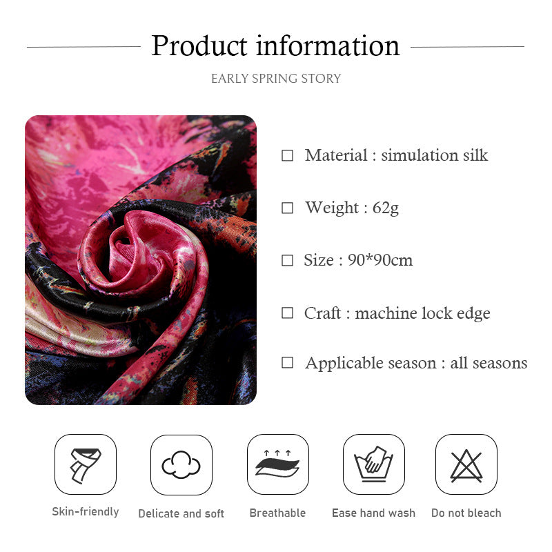 Foulard seta stampa artistica