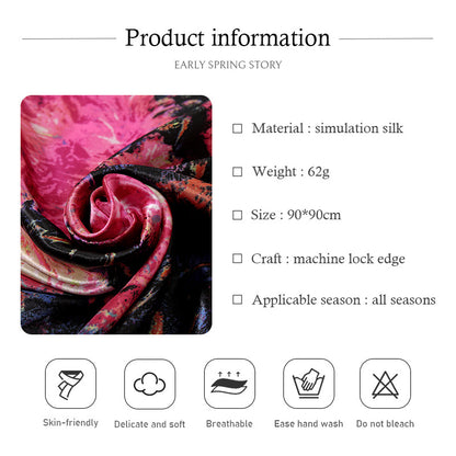 Foulard seta stampa artistica