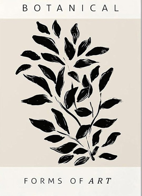 Poster boho astratto