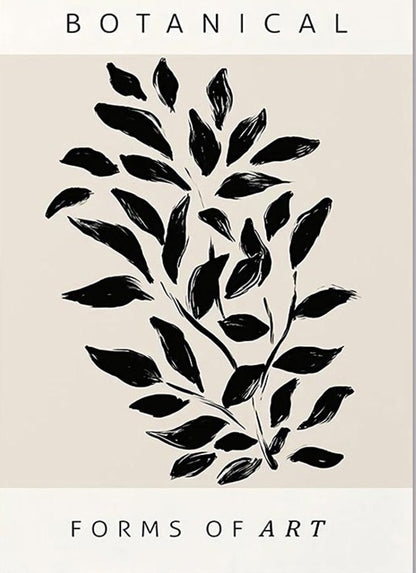 Poster boho astratto