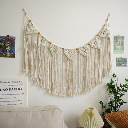 Decorazione tessuta nappe