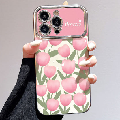 Custodia Telefono Fiori Dipinti