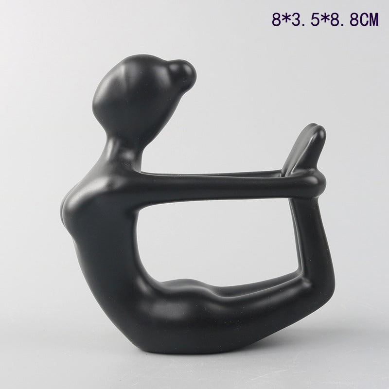 Scultura ragazza yoga