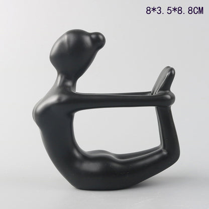 Scultura ragazza yoga