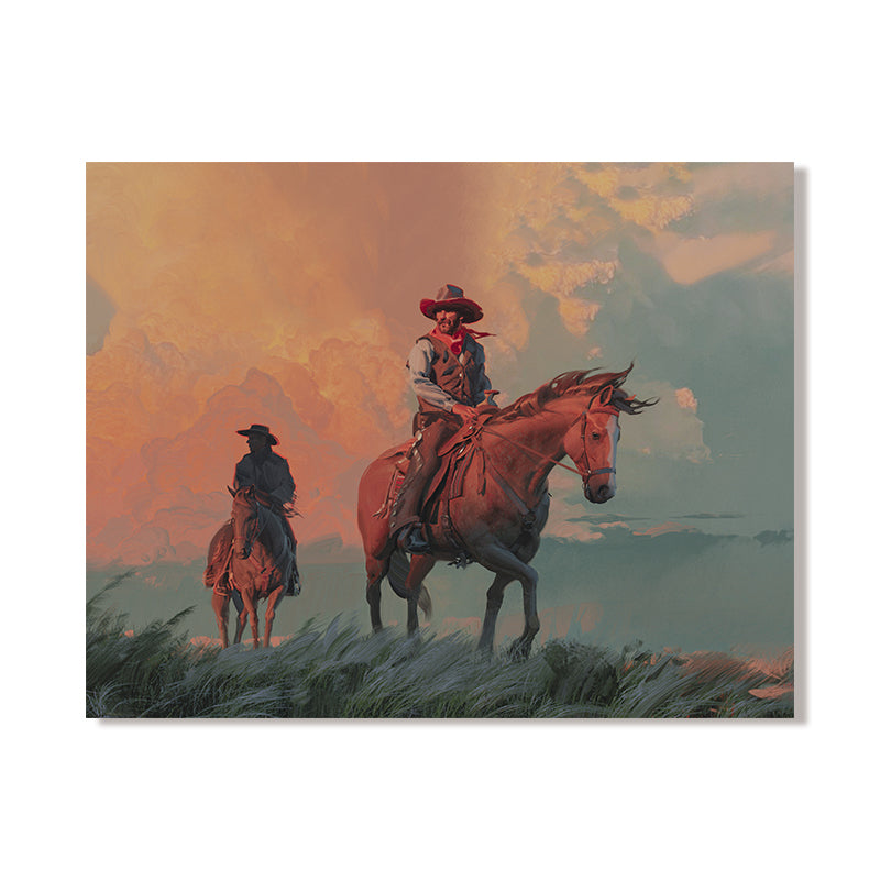 Stampa Cowboy Vintage