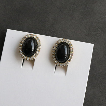 Orecchini argento ritratto vintage