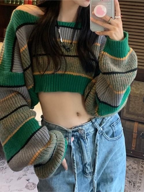 Maglione Mosaico Righe