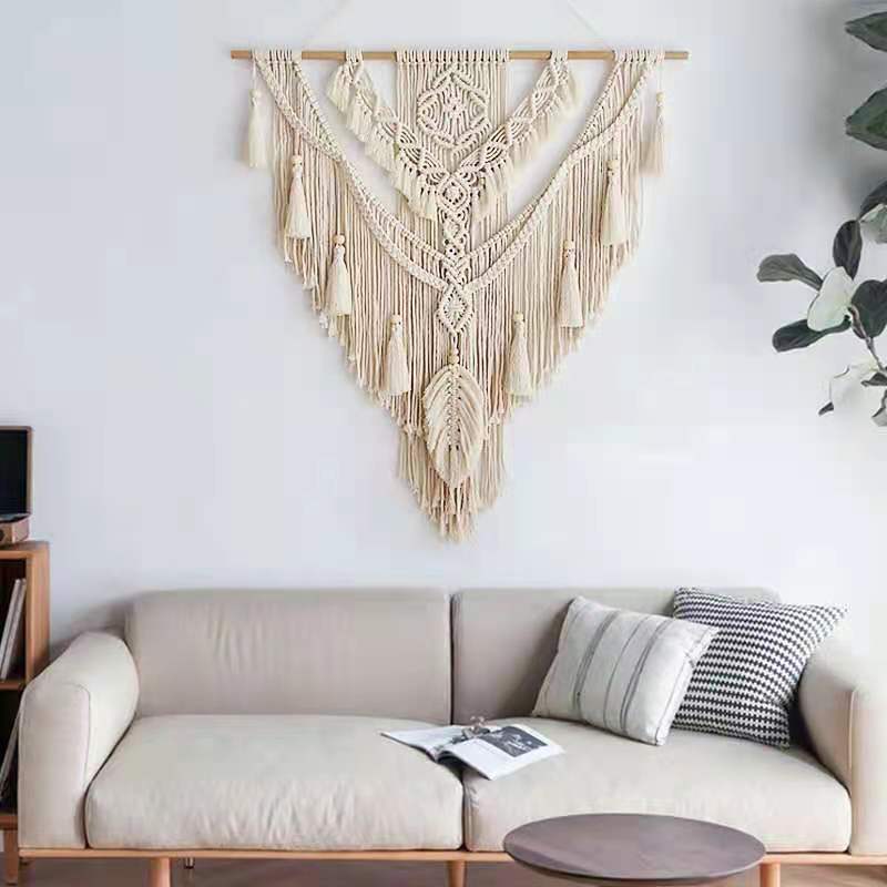 Tappeto bohemien con frange
