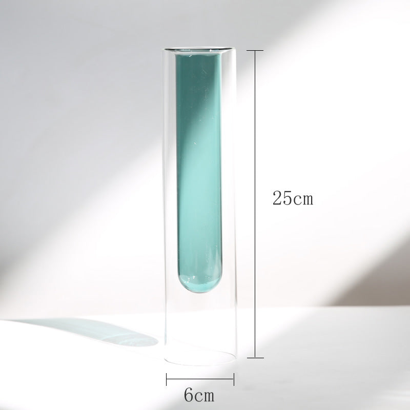 Vaso vetro nordico doppio strato