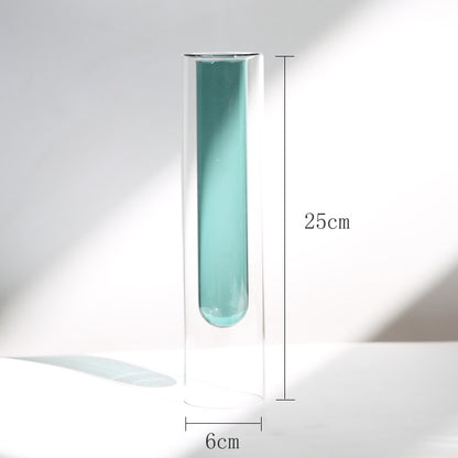 Vaso vetro nordico doppio strato