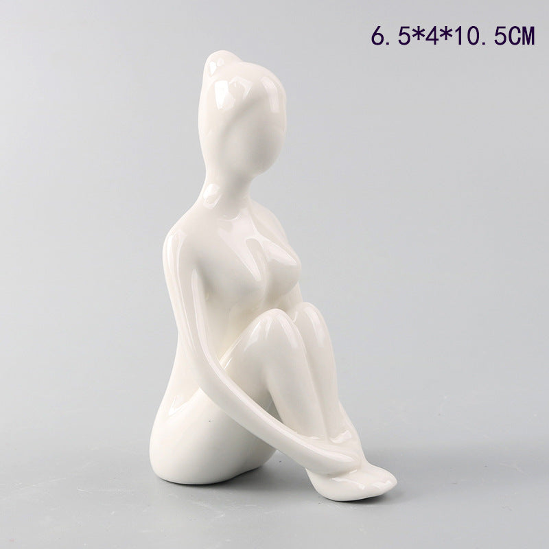 Scultura ragazza yoga