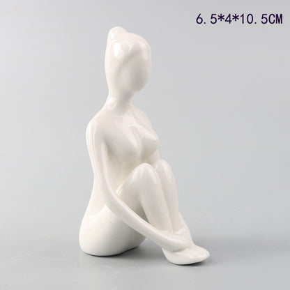 Scultura ragazza yoga