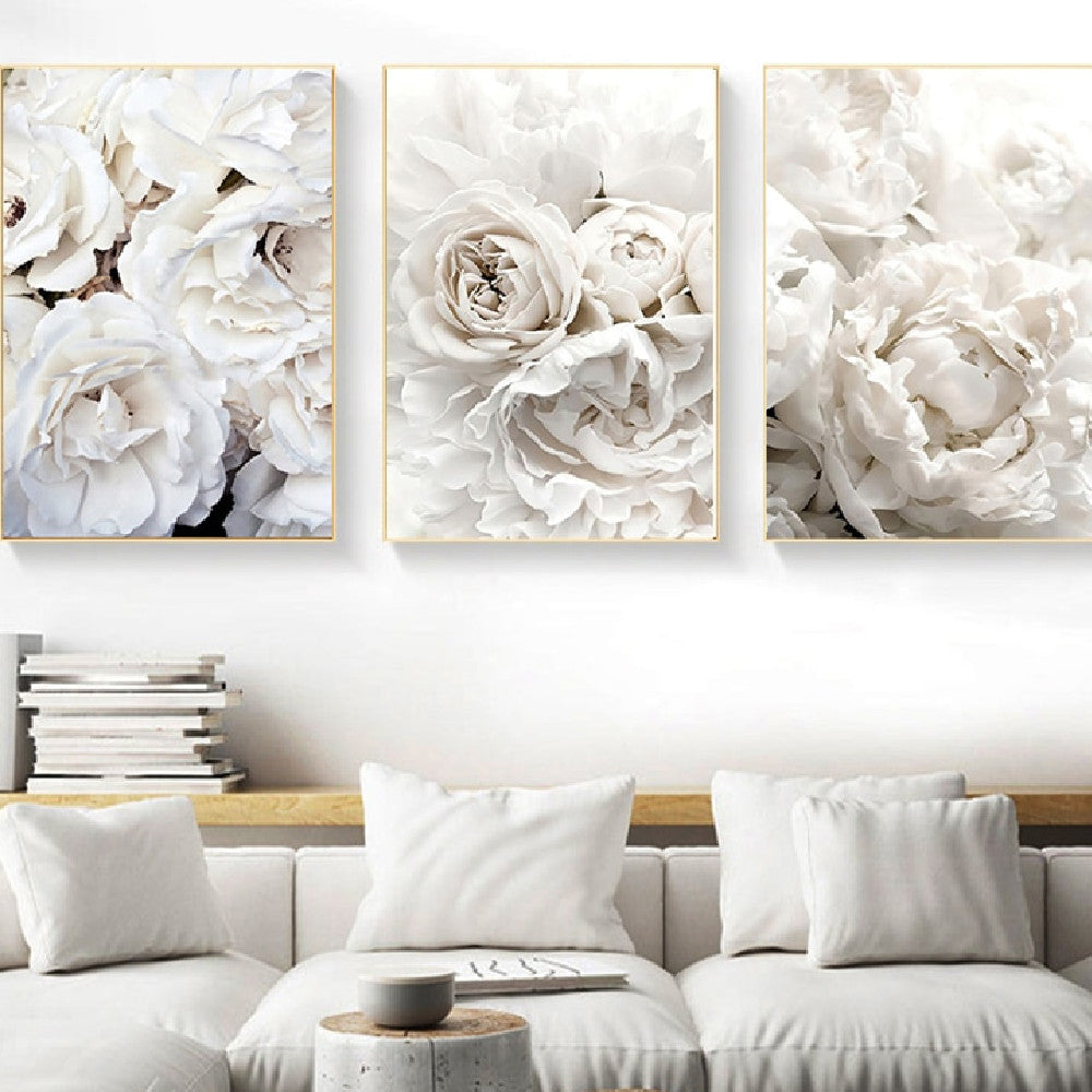 Poster fiori bianchi