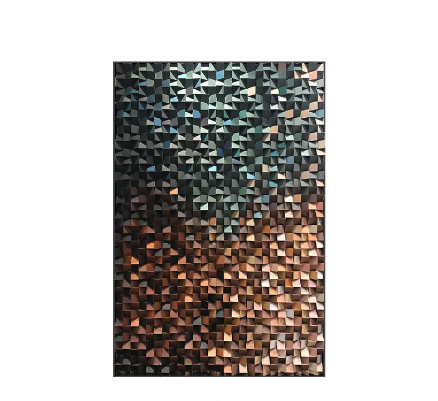 Quadro mosaico legno