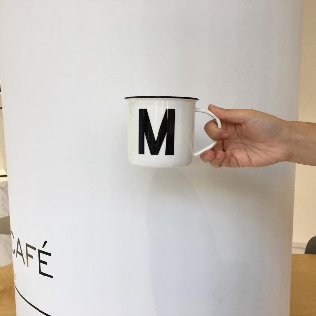 Tazza ceramica lettere