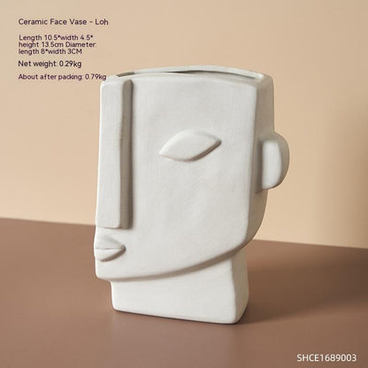 Vaso con decoro astratto