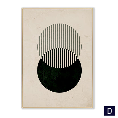 Quadro nero astratto
