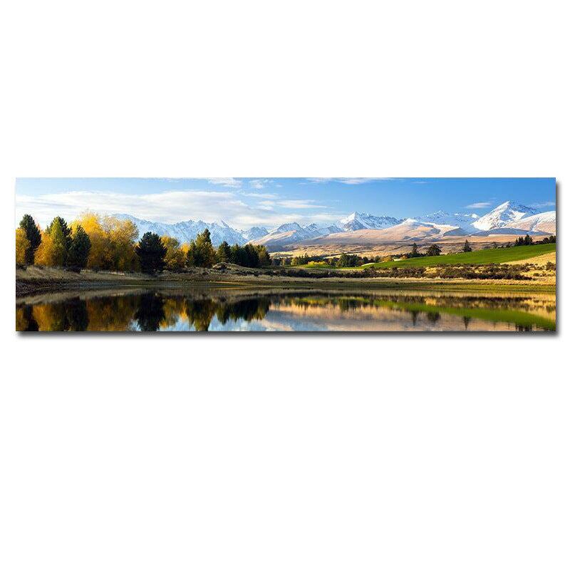 Quadro montagne e lago