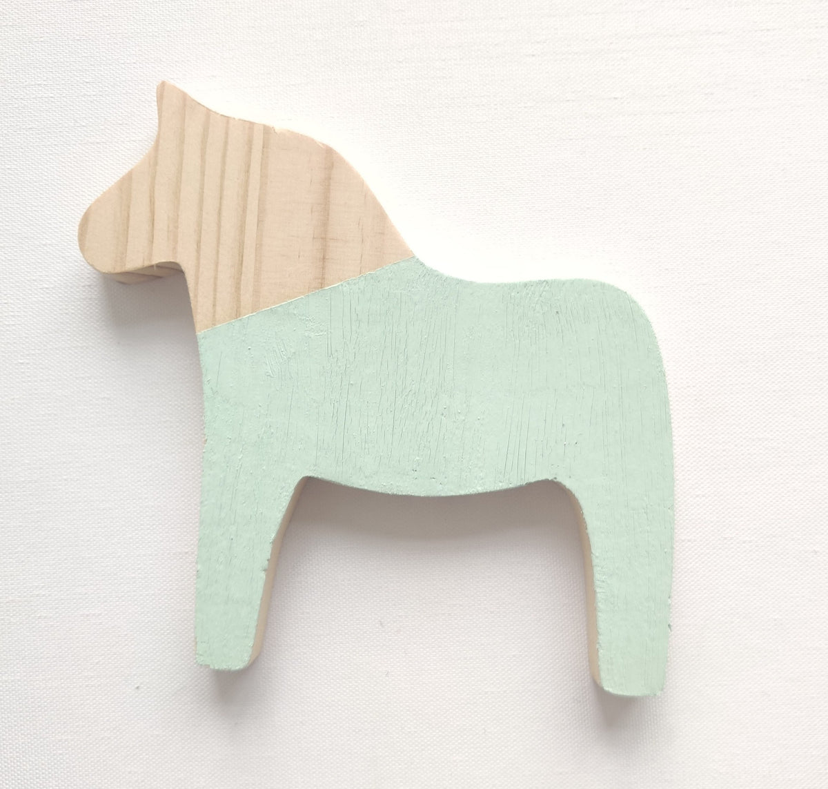 Ornamento cavallo legno
