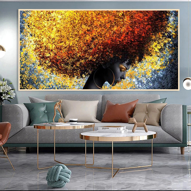 Quadro donna stile africano