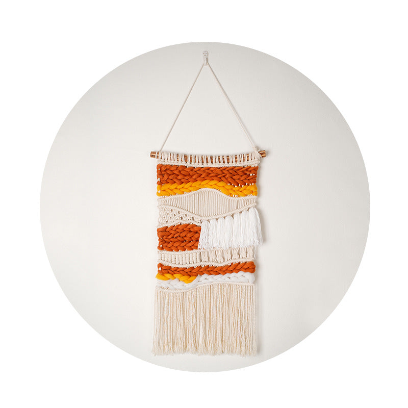 Arazzo tessuto a mano intrecciato