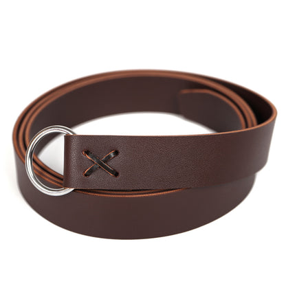 Cintura pelle intrecciata vichinga